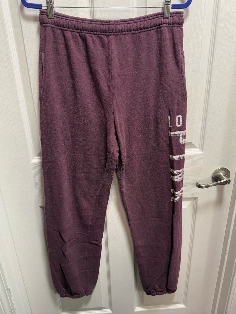 PINK Victoria's Secret Plum Womens Sweatpants size S